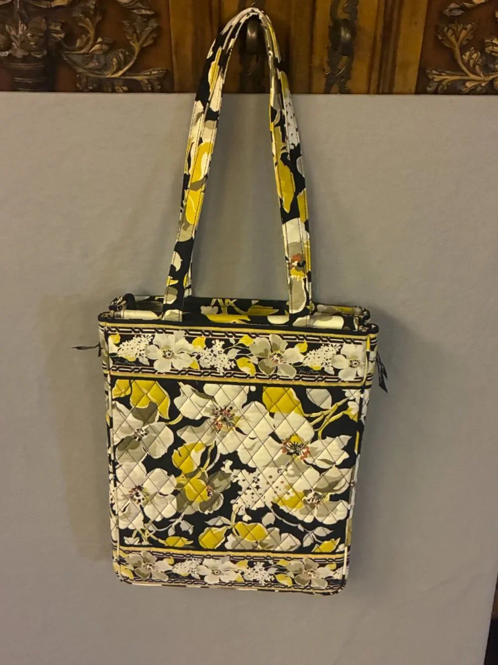 Vera Bradley Laptop Travel Tote In Dogwood Bold Floral Cottagecore Y2K Americana